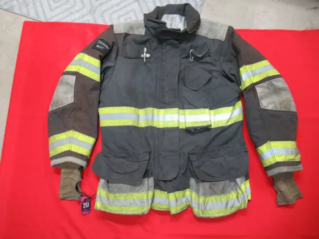 BLACK Lion Janesville 42 X 32 JACKET COAT Firefighter Turnout Bunker Gear TOW