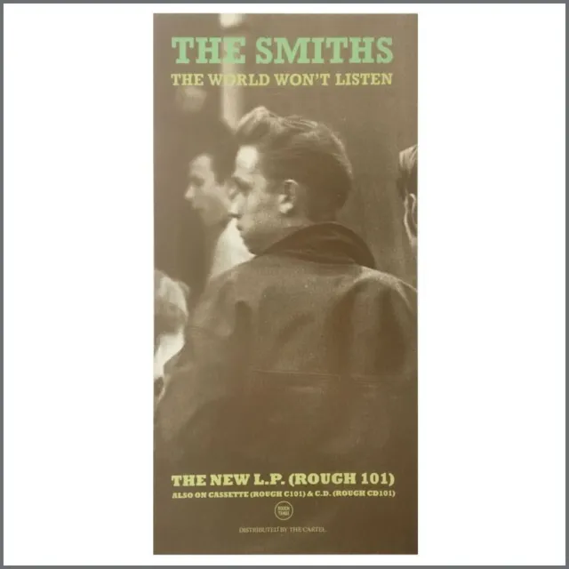 Smiths 1987 The World Won’t Listen Rough Trade Promotional Poster (UK)