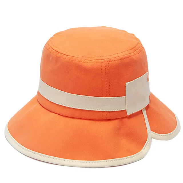 Sun Hat Solid Color Sun Protection Children Fishing Hat Soft