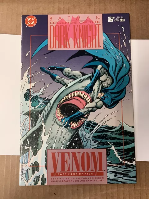Batman: Legends of the Dark Knight #19 DC comics Venom  June 1991