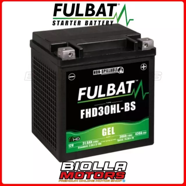 FHD30HL-BS BATTERIA FULBAT GEL HARLEY DAVIDSON Road King FLHR 1584 1584 2009 YIX