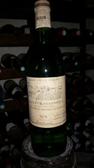 CHATEAU CABANNIEUX - 1976 - CRU EXCEPTIONNEL - 47 ans - GRAVES - BARRIERE - AOC