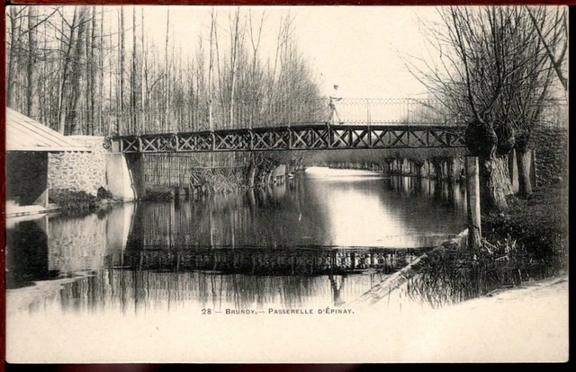 CPA - 91 - BRUNOY - Passerelle d'Epinay