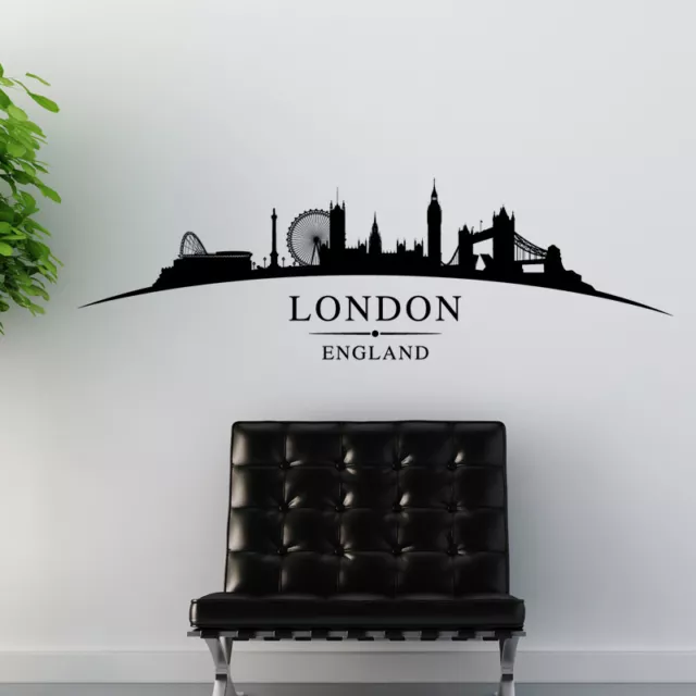 London city skyline wall stickers landscapes art decal decor sl1