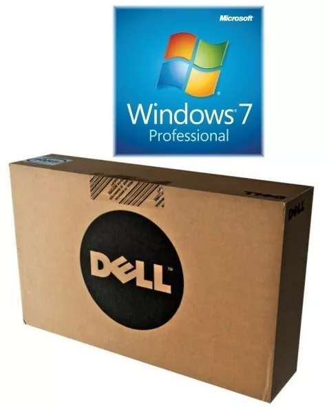 NEW DELL 15.6" INTEL 1.60GHz 8GB RAM 512GB SSD DVD-RW WINDOWS 7 PRO + OFFICE