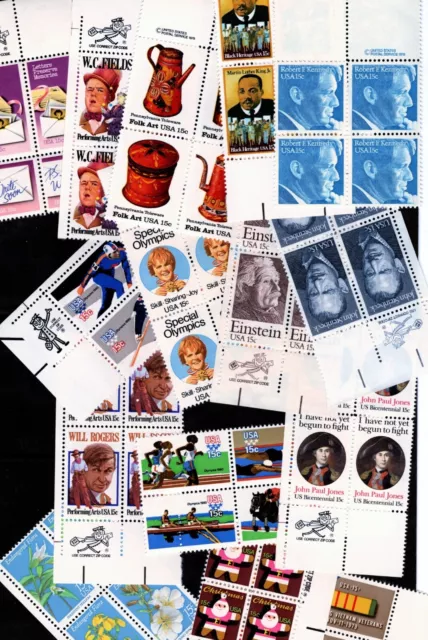 1979 - Choose from ALL Zip and USPS Blocks! MNH US Commemorative Stamps!
