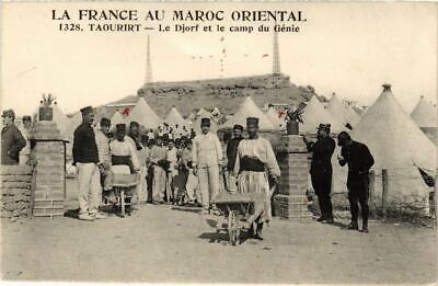 CPA AK TAOURIRT Le Djorf et le camp du Génie MAROC (688833)