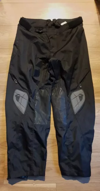 Thor Motocross Trousers Mens 40x33 Black Motorcycle Pants Logo Potection Lined