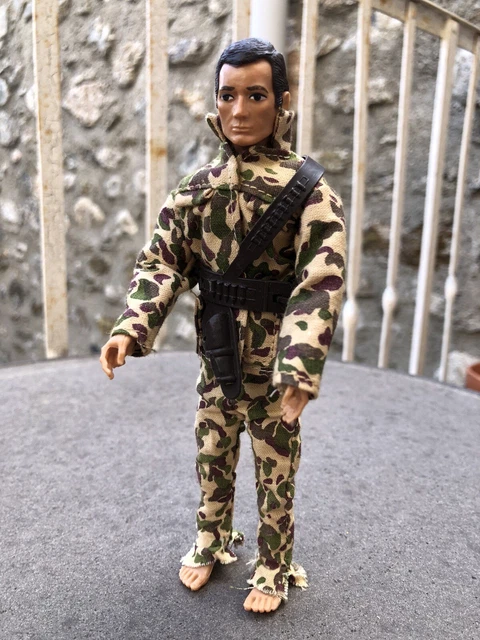 Figurine Big Jim Safari Mattel - Années 80, état Excellent Avec Accessoires