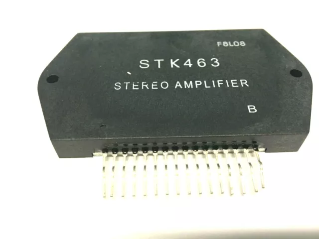 STK463 Power Amplifier + Heat Sink Compound Original SANYO