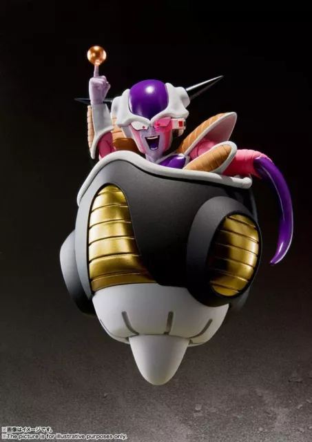 S.H. Figuarts Dragon Ball Z Frieza First Form & Freeza Pod, JAPAN IMPORT