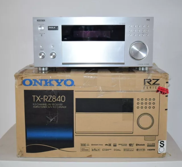 Onkyo TX-RZ840  9.2-Kanal A/V-Netzwerk-Receiver Silber OVP