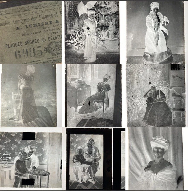 Lot De 10 Plaques Stéréoscopiques – Paysages France – 7x13 Cm – 1900-1939 – Originales