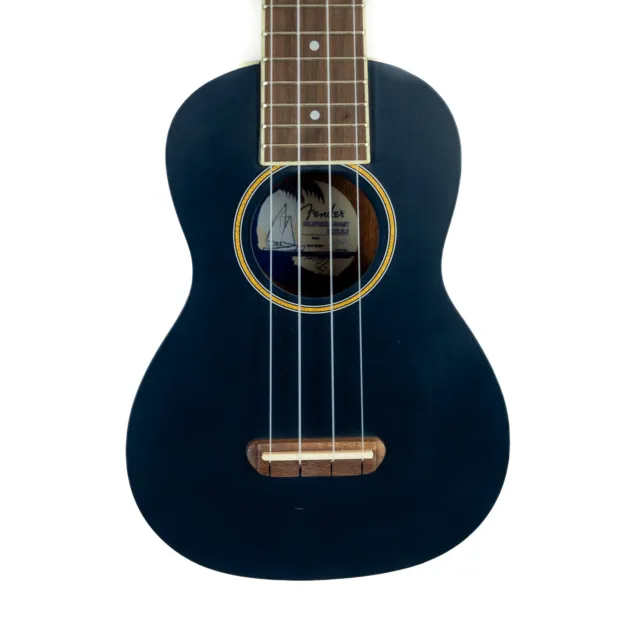 Fender Grace VanderWaal "Moonlight" soprano ukulele with gigbag accessory bundle