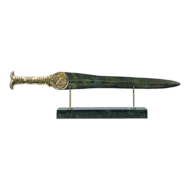 PERSEUS SWORD MEDUSA Ancient Greek Real Bronze Metal Art Sculpture Copy