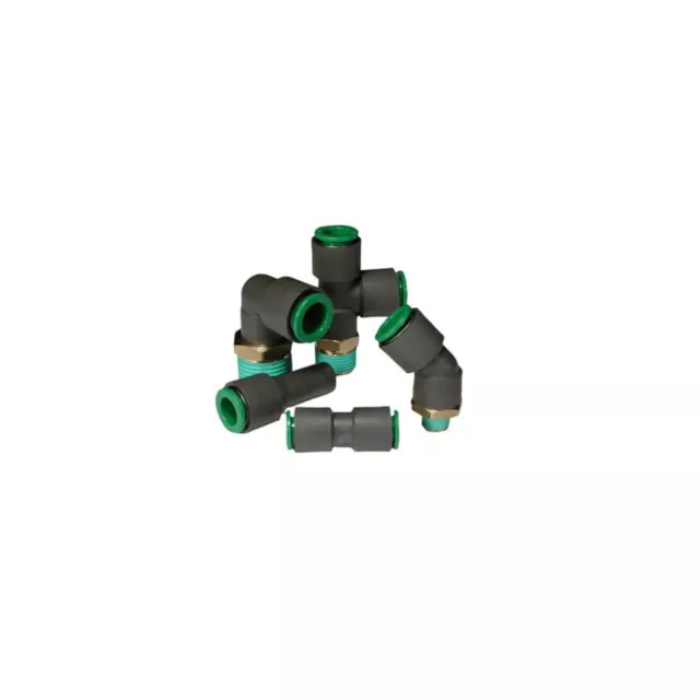 1 PCS SMC KRT10-00 Flame Resistant One-touch Fittings Union Tee