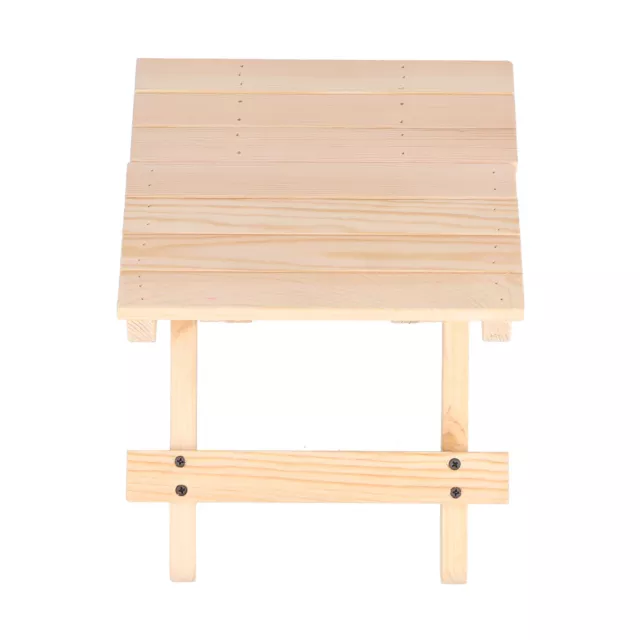 LT Wooden Stool Foldable Portable Space Saving Bench For Home Bathroom Kitchen