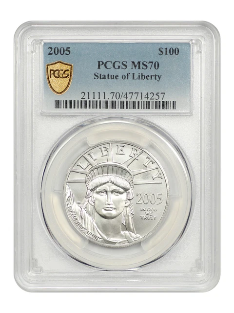 2005 $100 Statue of Liberty PCGS MS70
