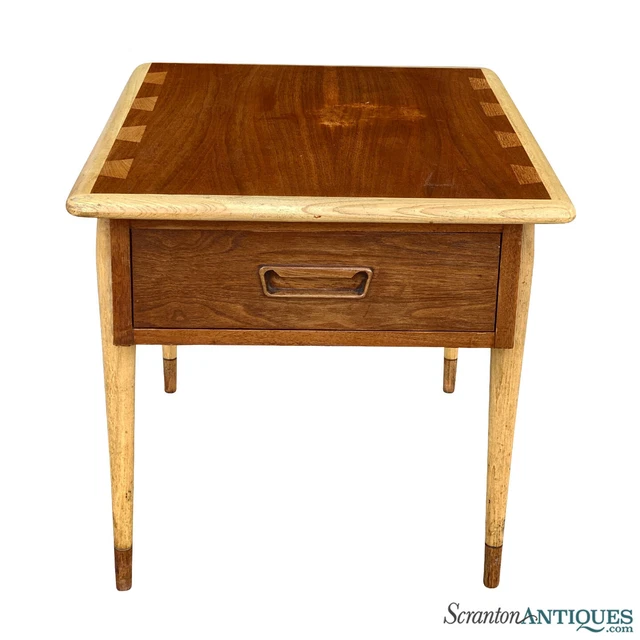 Mid-Century Modern Lane Acclaim Walnut Dovetailed End Table