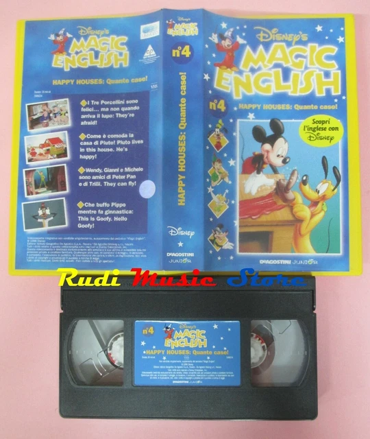 FILM VHS MAGIC ENGLISH DISNEY'S VOL. 4 Quante case Happy houses (F148 ...