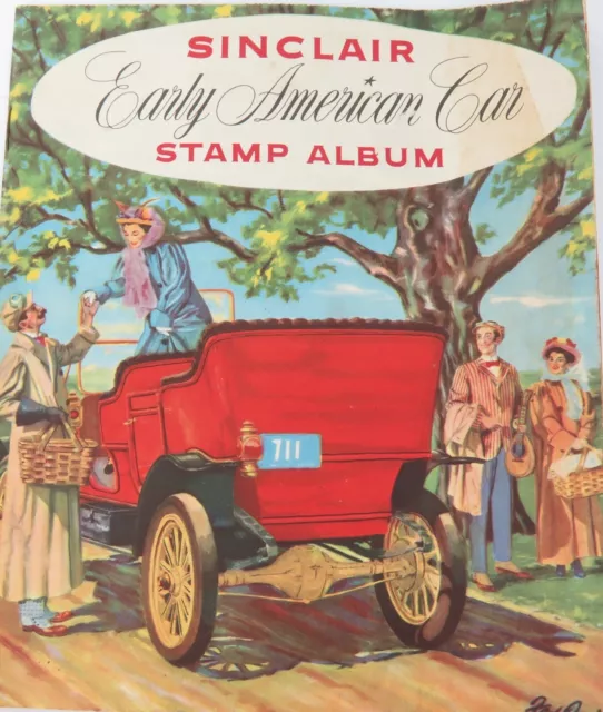 Hard to Get in Australia. Sinclair Oil “Early American Car” Album + Set 1 Stamps 2
