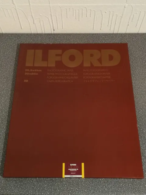 Ilford Multigrade FB warmtone semi matt Fotopapier 50x60cm