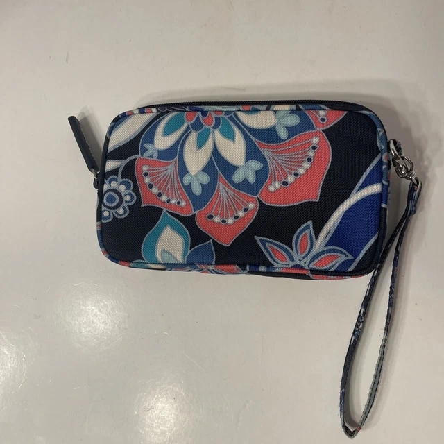 Vera Bradley Tech Case Wallet Wristlet Phone Case in Lotus Flower Swirl retired