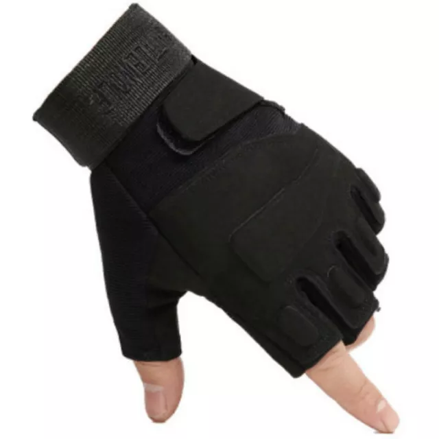 Outdoor Tactical Gloves Sport Gloves Half Finger Military Men  Fingerless Gl SN❤