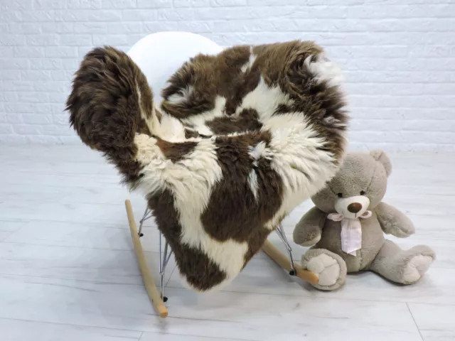 Véritable Jacob Tapis Peau de Mouton Zone Grand Shag Chaise Housse 37/1