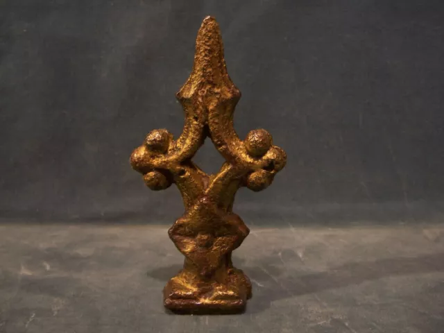 Vintage - Antique Cast Iron Finial 6" Home Decor