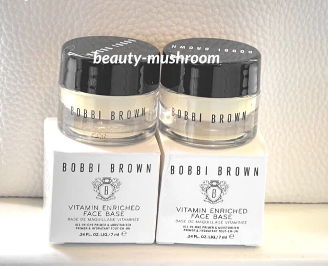Nuevo en Caja Bobbi Marrón Vitamina Enriquecida Base Facial 2 x 7ml. Total 14 ml.