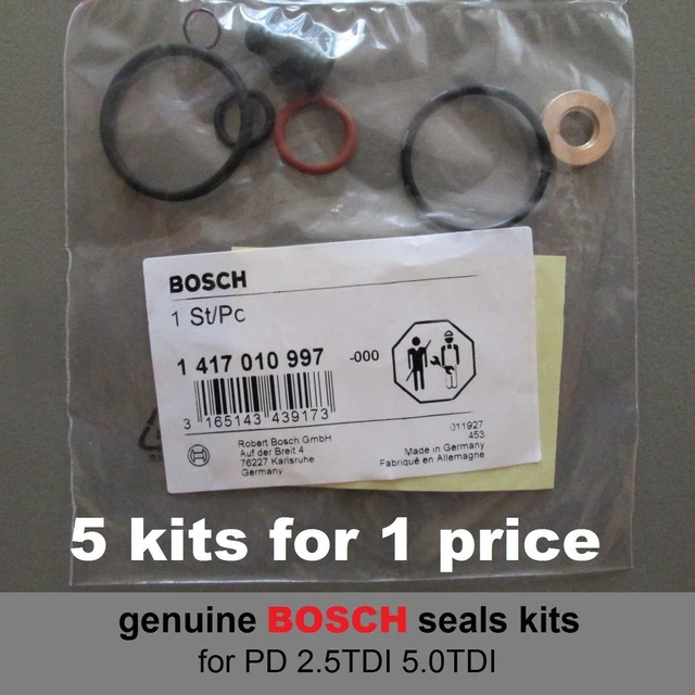 Pd Injecteur Kit de Joints VW Touareg 2.5TDI Transporter Axd Blj Hache Bac