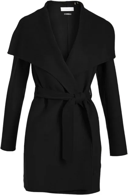 NWT Womens Tahari Women's Marla Wool-Blend Wrap Coat Size Large $300 2C040