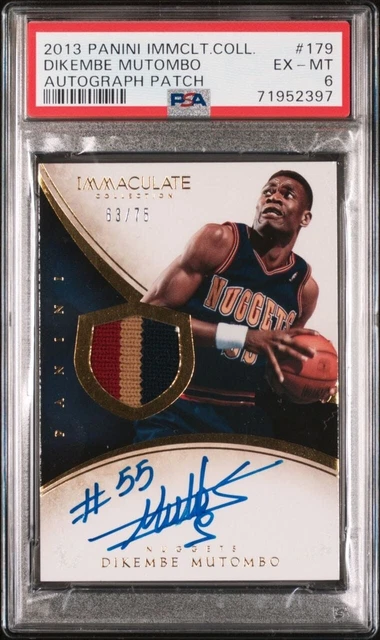 Carte Signée Isiah Thomas 2021 Panini Immaculate #75IST - Notée PSA 9 - 17/75