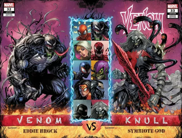 VENOM #32 & #33 - Exclusive TYLER KIRKHAM Connecting Trade Dress Variant Set