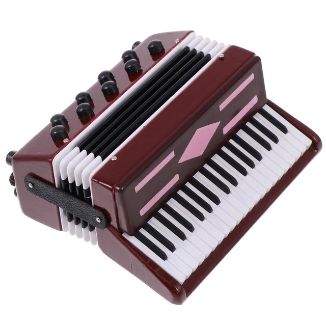 Modèle Accordéon Miniature 9x7,5cm - Décoration Musicale Maison