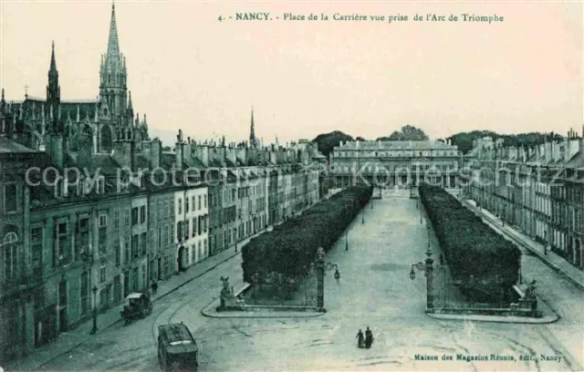 12808928 Nancy Lothringen Place de la Carriere vue prise de l'Arc de Triomphe Na