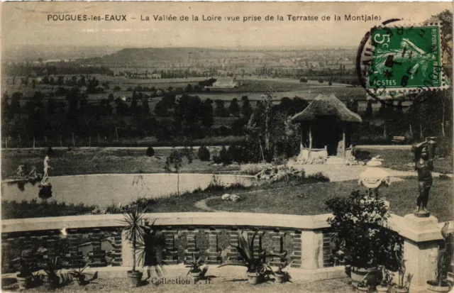 CPA POUGUES-les-EAUX - La Vallée de la Loire (vue prise de la Terrasse (456840)