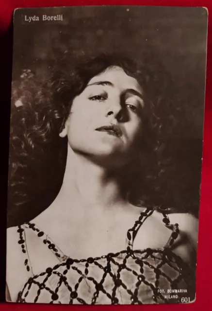 Cartolina  Attrice  Lyda Borelli