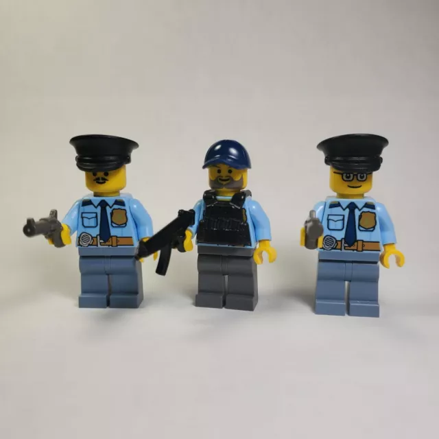 Custom Police SWAT Military Stealth Minifigure, Made With Real LEGO®