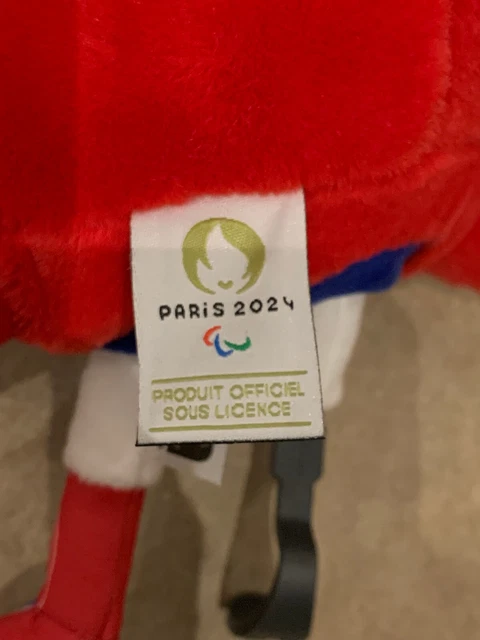 Doudou Et Compagnie - Peluche Phryge Paralimpico 25 Cm - Mascotte Ufficiale Giochi Olimpici E Paralimpici Parigi 2024, Prodotta In Francia - 4