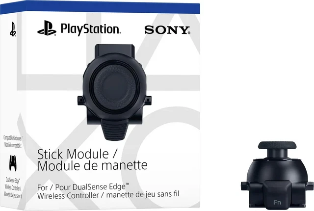 thumbnail image 2 of Sony DualSense Edge Stick Module Replacement For PS5 Controller – Black, Official Part (1000032646) 2 of 6