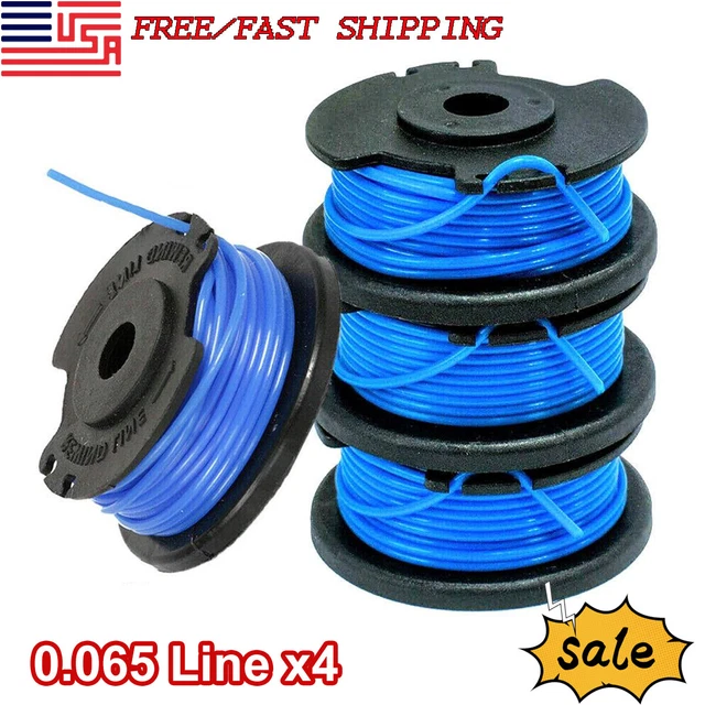 TRIMMER SPOOL LINE 0.065"String For Greenworks Grass Cutter Replacement