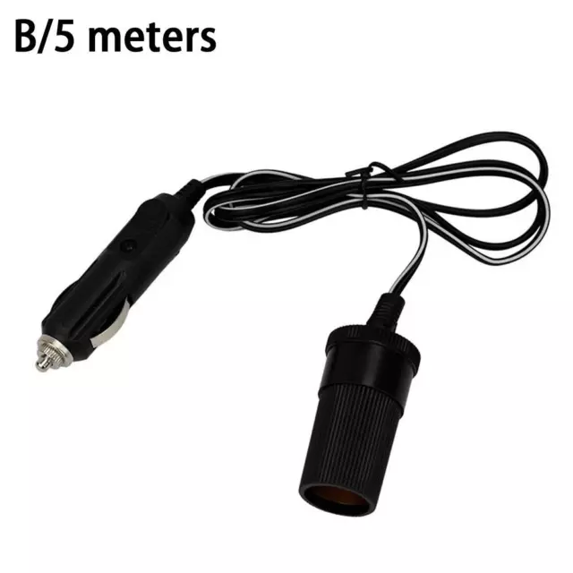 12V 15A Car Cigarette Lighter Socket 3M Extension Cable Auto Charger Power  Adapter Outlet