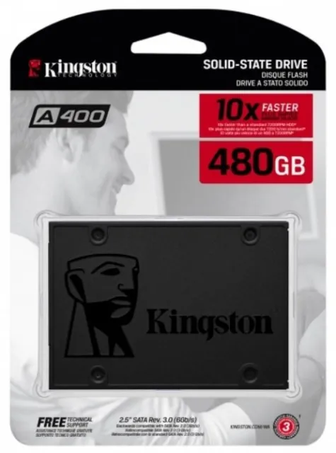 Kingston SSD A400 1TB 960GB 480GB 240GB SATA III 2,5" Solid State Drive PC NEU 3