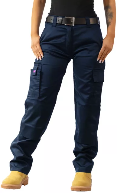 WOMEN'S NAVY WORK Trousers, Size 12, Dunnes Stores £3.99 - PicClick UK