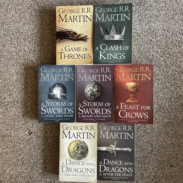 Game Of Thrones Buch Zusammenfassung GAME OF THRONES George R. R. Martin Bücher Komplettset 1-7 Ein Lied von