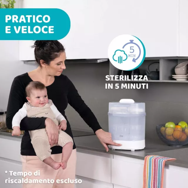 Chicco Sterilizzatore a Vapore 3 in 1 2