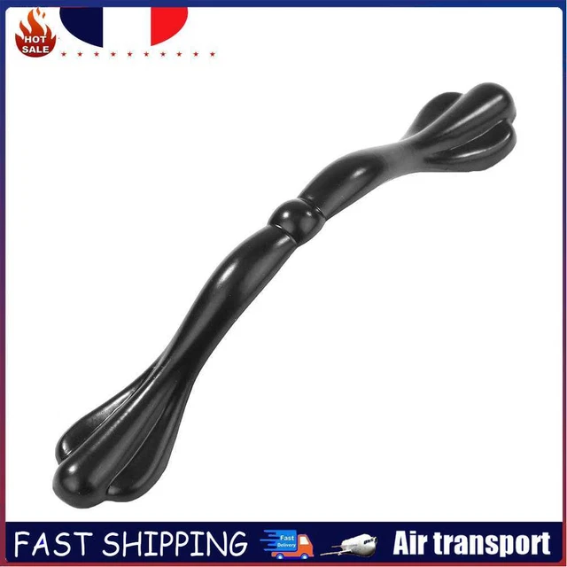 Cabinet Black Butterfly Handles Drawer Knobs Kitchen Cupboard Household Hardware