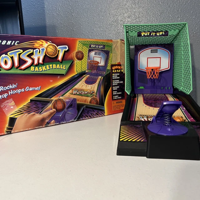 ELECTRONIC HOT SHOT Basketball By Milton Bradley Complete 1997 Tested